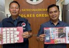 Polres Gresik Amankan Tersangka Pengedar Ribuan  Pil Koplo di Tlogopojok