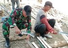Babinsa Balongpanggang Dorong Peningkatan Kualitas Produksi Pengrajin Bambu Kedungpring