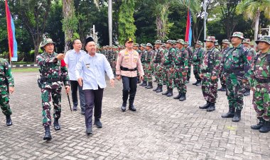 TMMD Ke-128 Gresik Resmi Dibuka, Akselerasi Pembangunan Desa Jadi Prioritas 